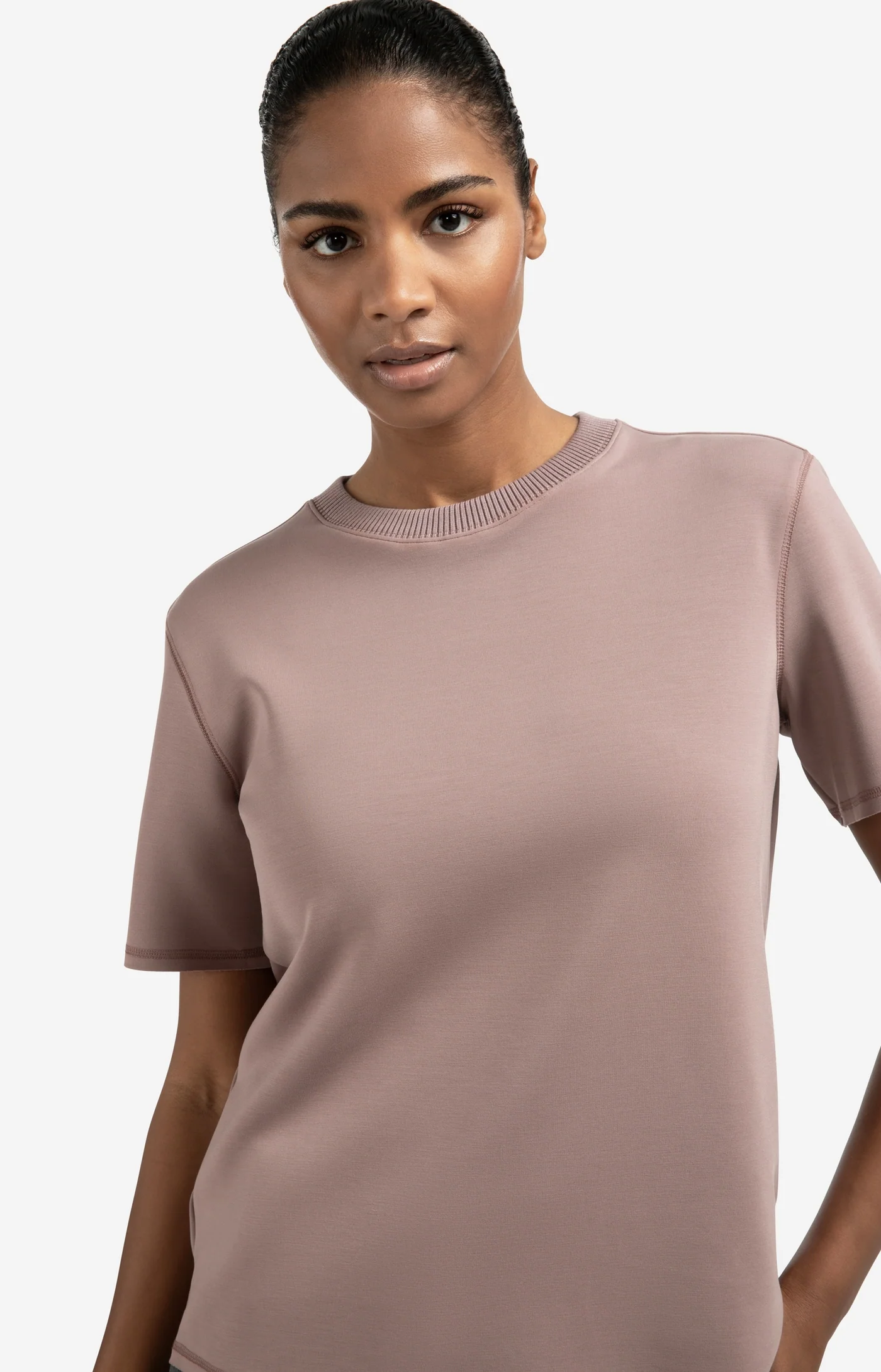 Yaya SS Sweatshirt - Blush Pink