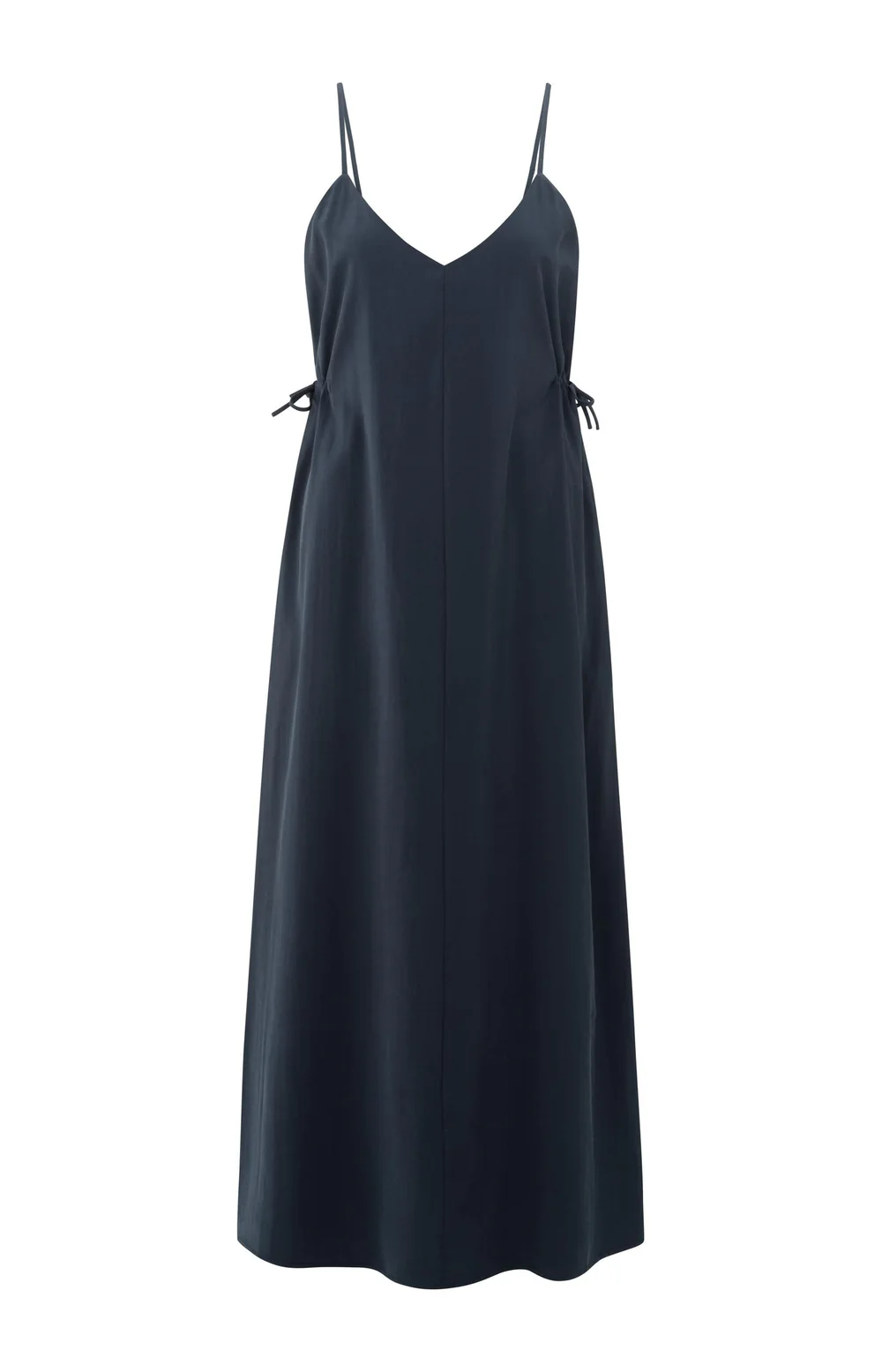 Yaya Strappy Drawstring Dress - Total Eclipse