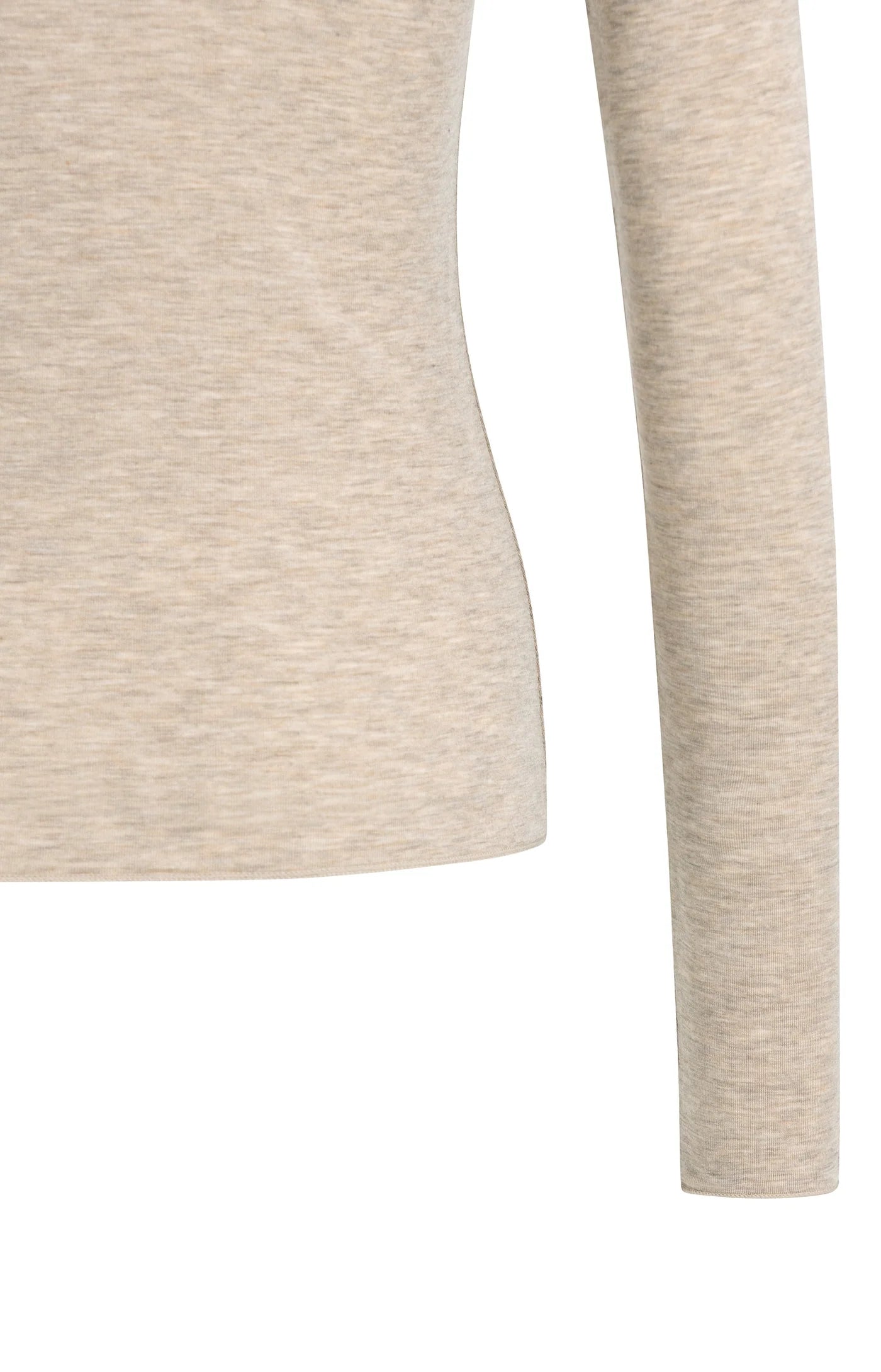 Yaya Thin Turtleneck - Beige